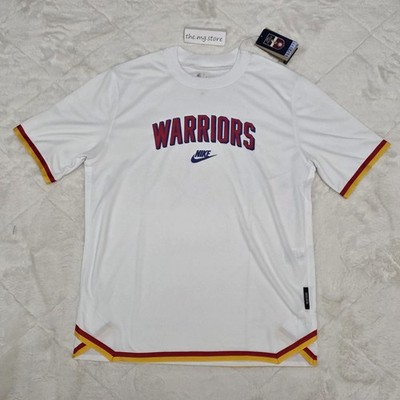 Nike Golden State Warriors Classic Edition Pre Game T-Shirt FZ0141-100 Men's L