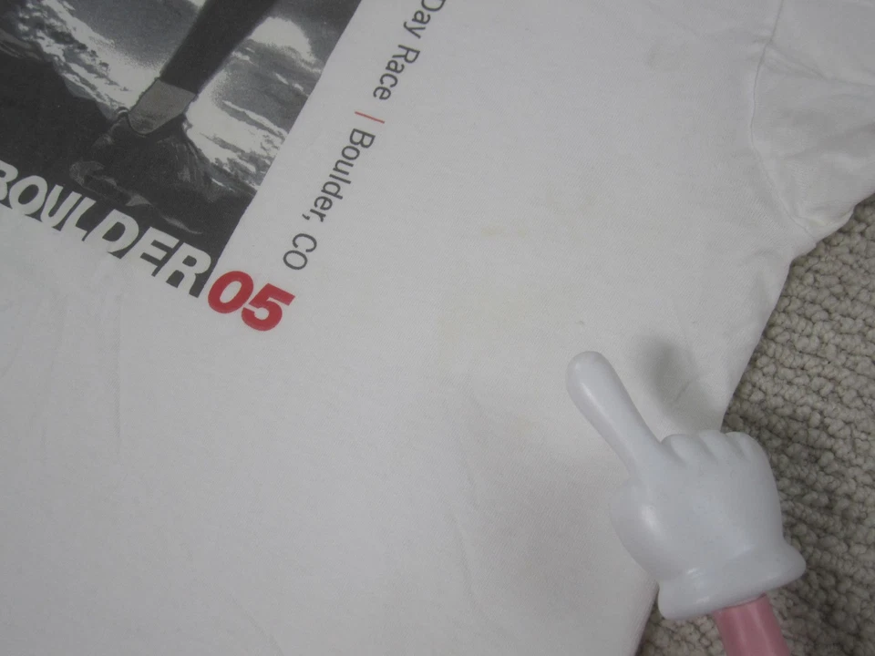 Vintage Bolder Boulder Shirt Mens Large New Balance 10K 2005 Boulder CO 00s - Image 3 of 4