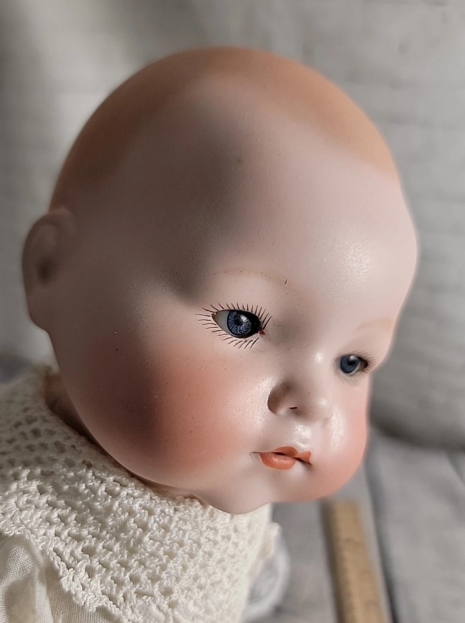 1924 A.M. Armand Marseille Dream Baby Doll - 341/4 Blue Glass Sleep Eyes 16"