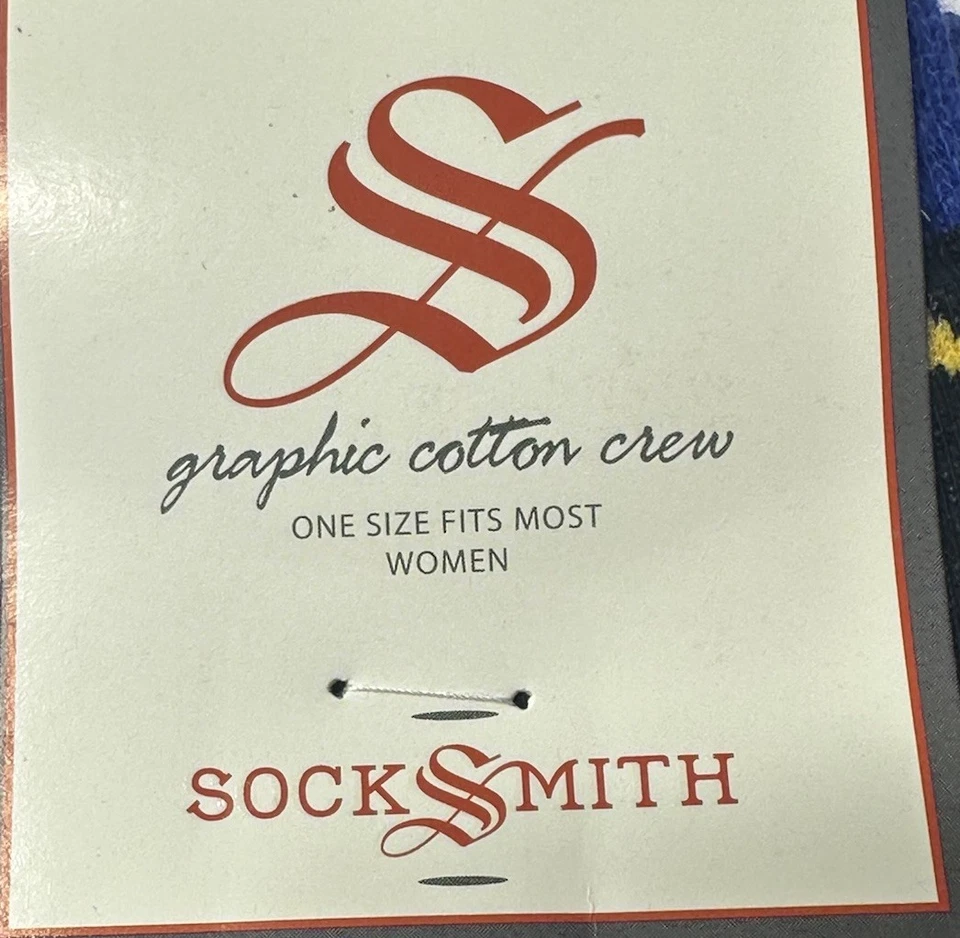 Calcetines Socksmith Hanukkah Mujer’s Crew Love & Light Menorá Estrellas de David Nuevos con Etiquetas Foto 4 de 4