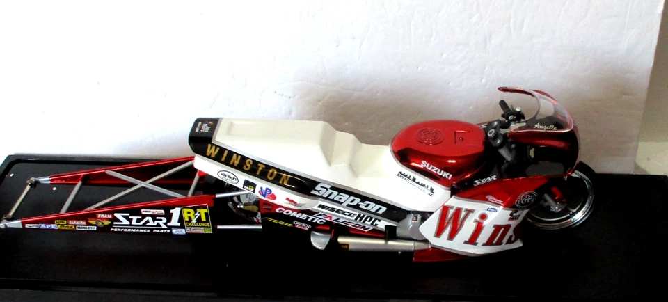 2001 Angelle Seeling Winston/Snap-On Pro Stock Bike 1:9 scale - Image 2 of 4