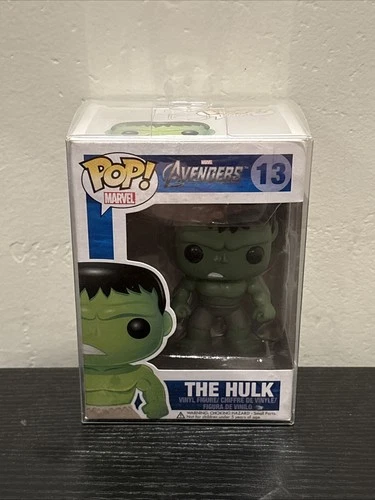 Funko Pop! Vinyl: Marvel The Avengers - The Hulk #13 (2012) VAULTED NEW w/ case