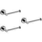 3 Pack Stainless Steel Paper Towel Holder Toilet Rack Tissue Bathroom