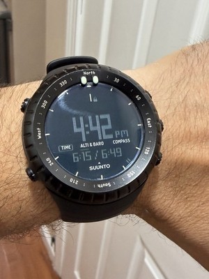 Suunto Core All Black - Military Outdoor Sports Watch (ABC Features) 49,5mm