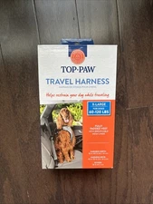 Top Paw Travel Safety Harness Seatbelt For Dogs 60-120 lbs Sz XL