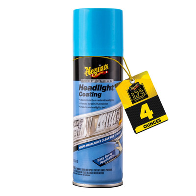 Meguiar's Keep Clear Headlight Coating for New & Restoration UV Protection Easy
