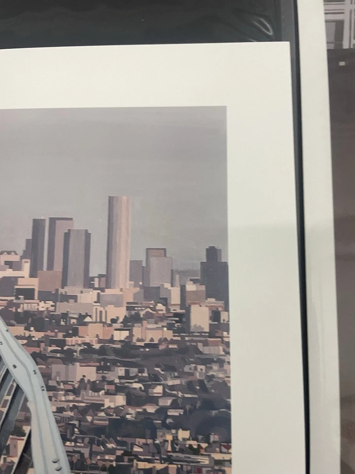 Impresión artística Lost Highway de Scott Listfield RARA firmada y numerada de Los Ángeles  Foto 4 de 4