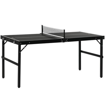 SPORTNOW 5ft Mini Tischtennisplatte, klappbare Tischtennisplatte