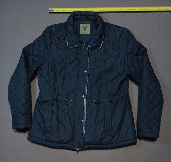 Women Jacket Black Polyester 40 / L / 48