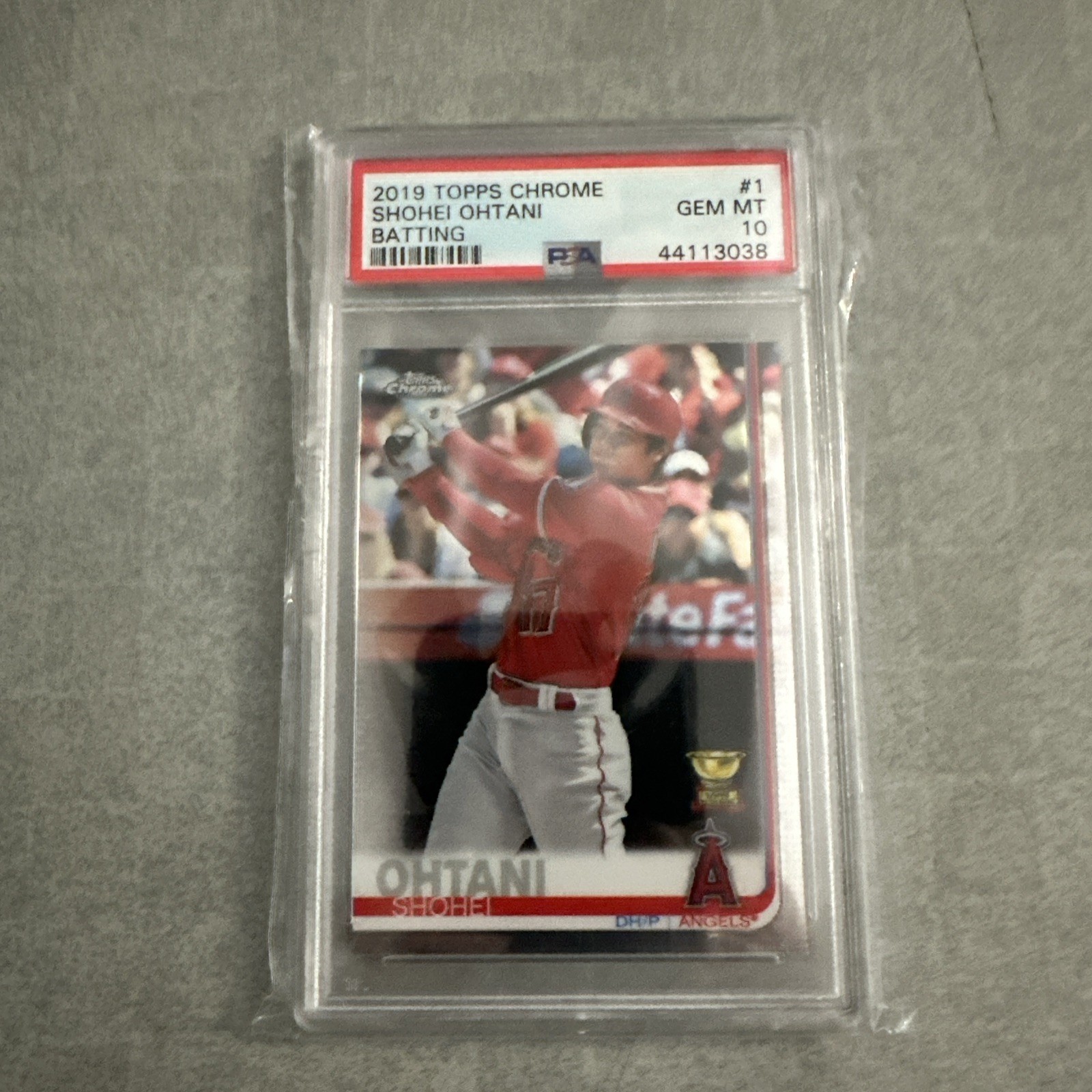 2019 Topps Chrome - Shohei Ohtani #1 Batting Rookie Cup PSA 10 Dodgers