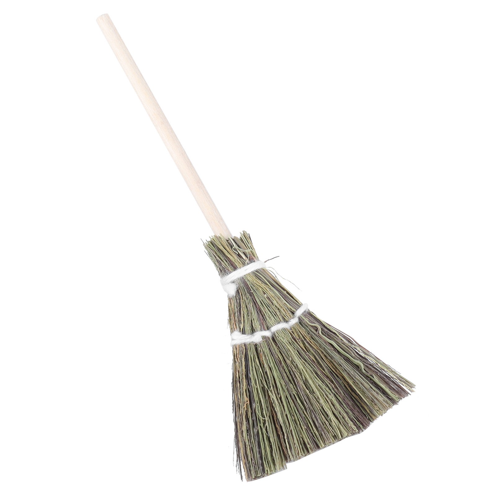 Miniature Dollhouse Broom Set - Handcrafted Cleaning Tool For Kids Premium