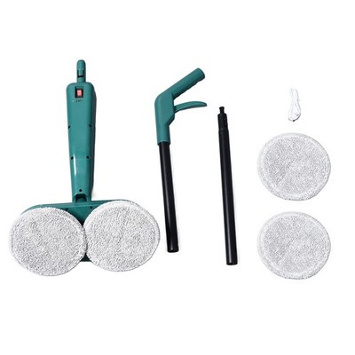 Green Electric Mop Rechargeable Lightweight Cordless Electric Mop With Water Spr