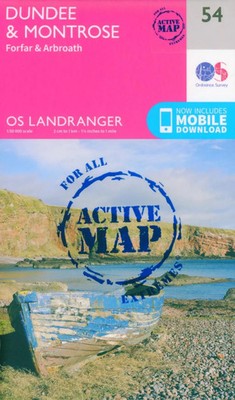 Dundee & Montrose, Forfar & Arbroath | Ordnance Survey | Englisch | (Land-)Karte