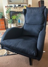 Fama Large Swivel Egg Chair Lounge Armchair Mid Century Modern Danish Style 60s