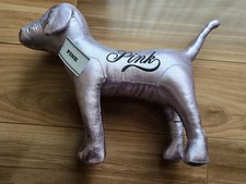NWT Victorias Secret PINK Limited Edition Plush Stuffed Collectors Dog M Violet