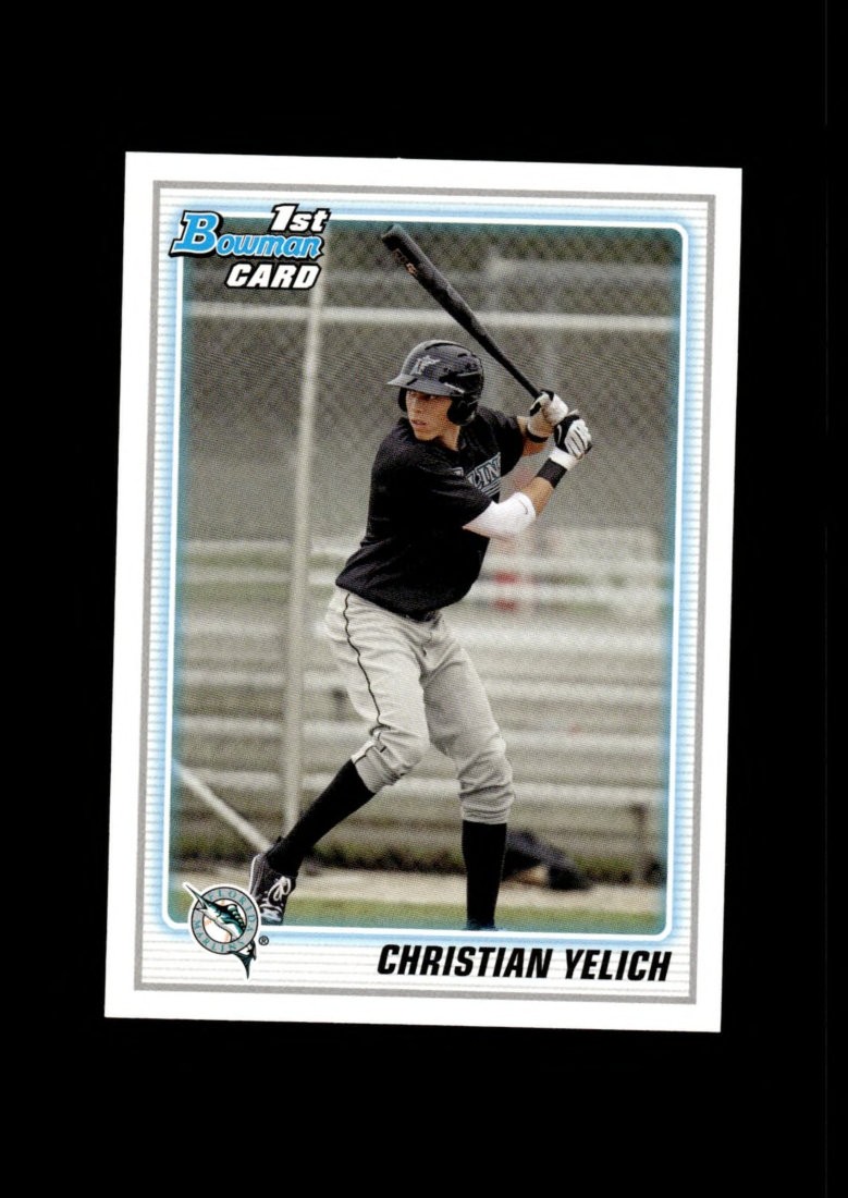 2010 Bowman DP&P: Christian Yelich 1st Bowman RC NM-MT OR BETTER