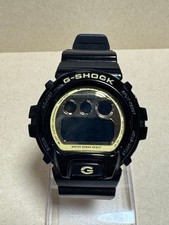 CASIO G SHOCK DW 6900 Black Gold Watch