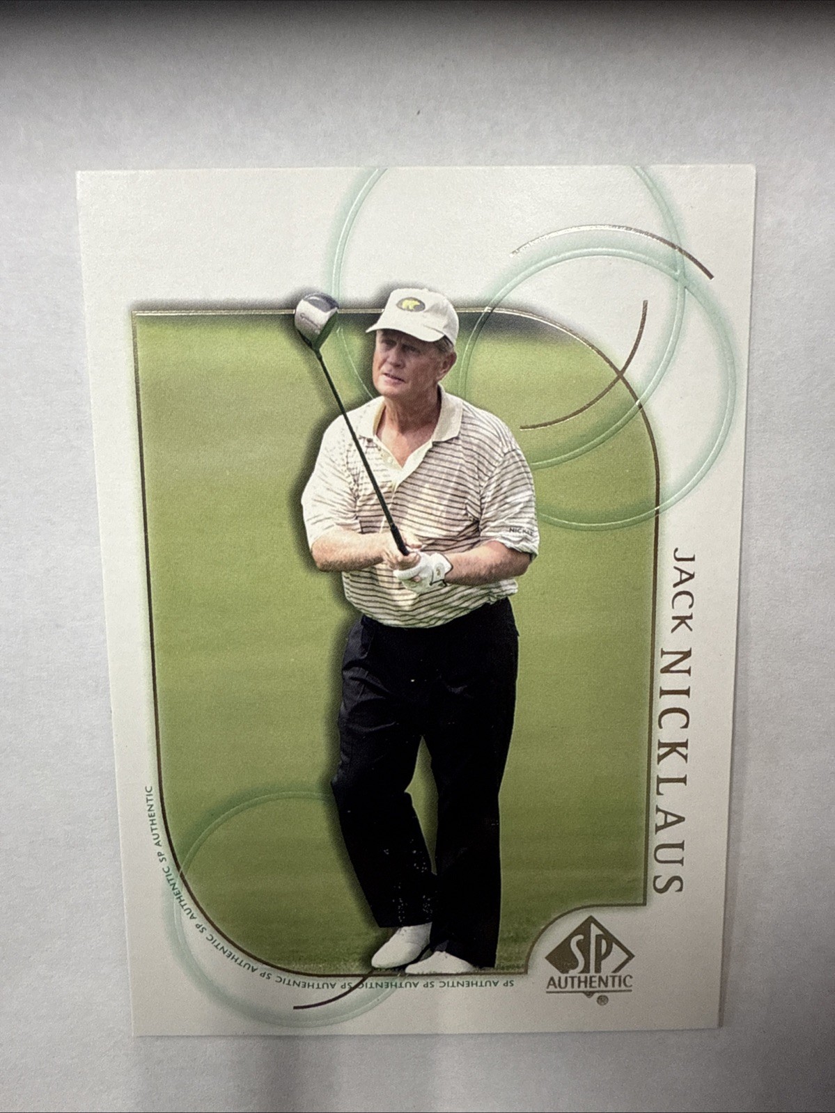 2001 SP Authentic #41 Jack Nicklaus Card