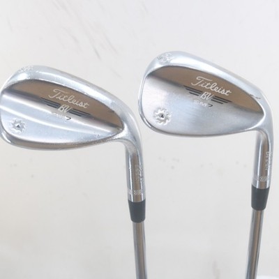 Titleist Vokey SM7 Tour Chrome Sand & Lob Wedge Set 54.08M & 58.10S Deg S-163528
