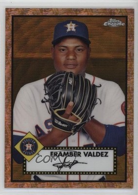 2021 Topps Chrome Platinum Anniversary /50 Framber Valdez #406 1hr7