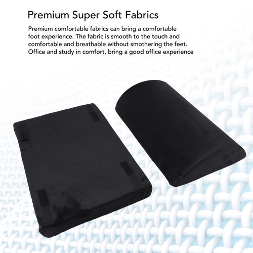 Ergonomic Foot Rest Height Adjustable Foot Rest Anti Slip Fabric For Office - Picture 11 of 24