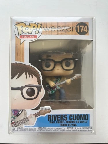 Mint Funko Pop! Rocks Weezer: Rivers Cuomo #174 Vaulted Vinyl Figure
