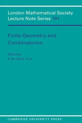 Finite Geometry and Combinatorics F. De Clerck (u. a.) Taschenbuch Englisch 2005