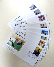 USPS 2000 Legends of Baseball First Day Cover SET 20 COVERS UNDRESS  COBB, RUTH