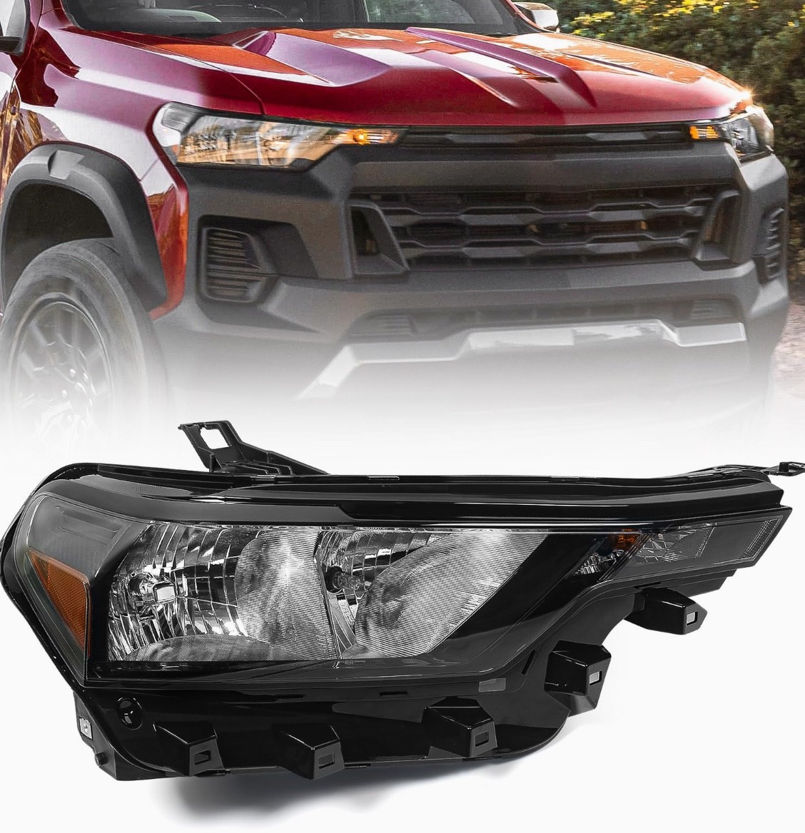 Headlight for Chevy Colorado 2023-2025 OE Halogen Type Front Lamp Replacement 87