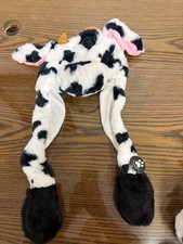 Jumping Cow Hat with Ears - Plush Holiday Cosplay Gift for Kids,
