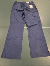 Beyond Scrubs Blaire 9 Pocket Utility Scrub Pants 19128 Medium Navy FREE SHIP