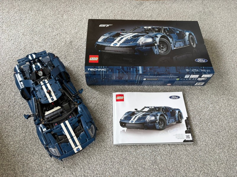 LEGO Technic Ford GT 42154 complete with original box and manual