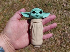 5" Silicone Baby Yoda Star Wars Pipe w/Glass Bowl - *USA*