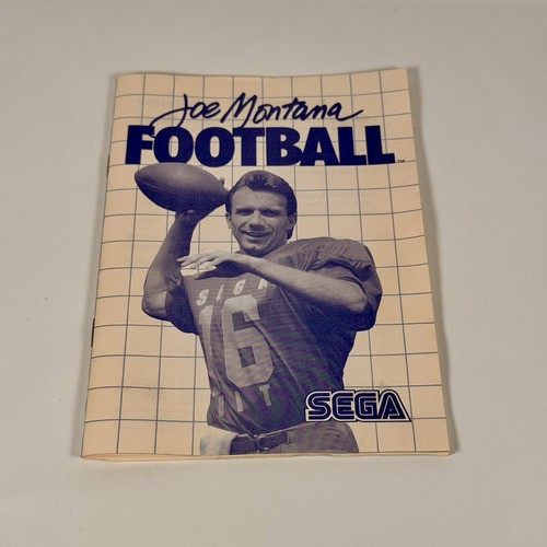 Joe Montana Football (Sega Master System 1990) COMPLETO con scatola manuale gioco FUNZIONANTE - Foto 6 di 9