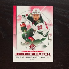 2024-25 SP Authentic Marat Khusnutdinov #124 Limited Red Future Watch