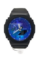 CASIO Quartz Wristwatch G SHOCK/Digital/Rubber/BLU/BLK