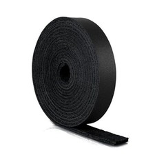 Top Grain Leather Strips 1/2" x 72" - 2mm Thick Flat Leather 1/2 Inch Black