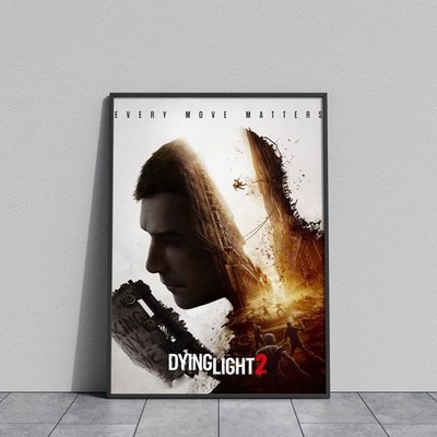 Dying Light Poster Kyle Crane Gaming Wall Art   Video Game Fan Print