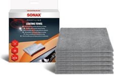 SONAX Coating Towel Mircofasertuch (6 Stück) Poliertuch für Lack Versiegelungen
