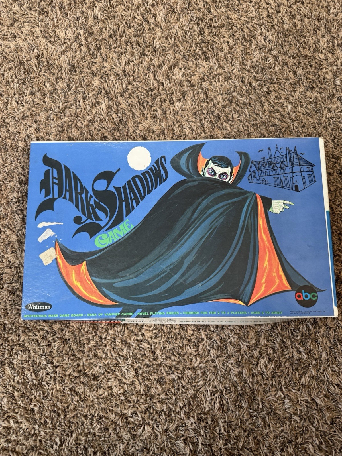 Vintage Dark Shadows Board Game 1968 Whitman ABC  Complete READ