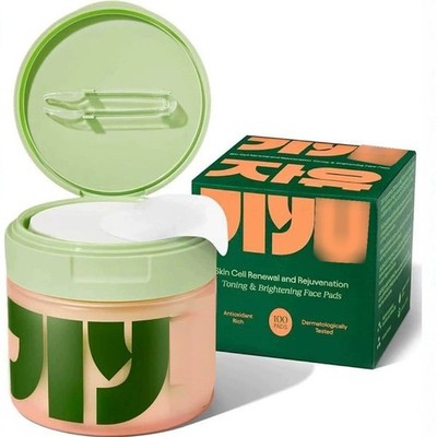 Jiy* Korean Skincare Anti-Aging Dark Spot WrinkleMinimizing Toner Pads 100 PADS