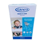 GRACO SNACK N' STOW Baby High Chair Adjustable & Foldable with Feeding Table