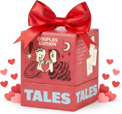 TALES 150 Conversation Starter Cards, Couples Edition, Valentines Day Gift for C