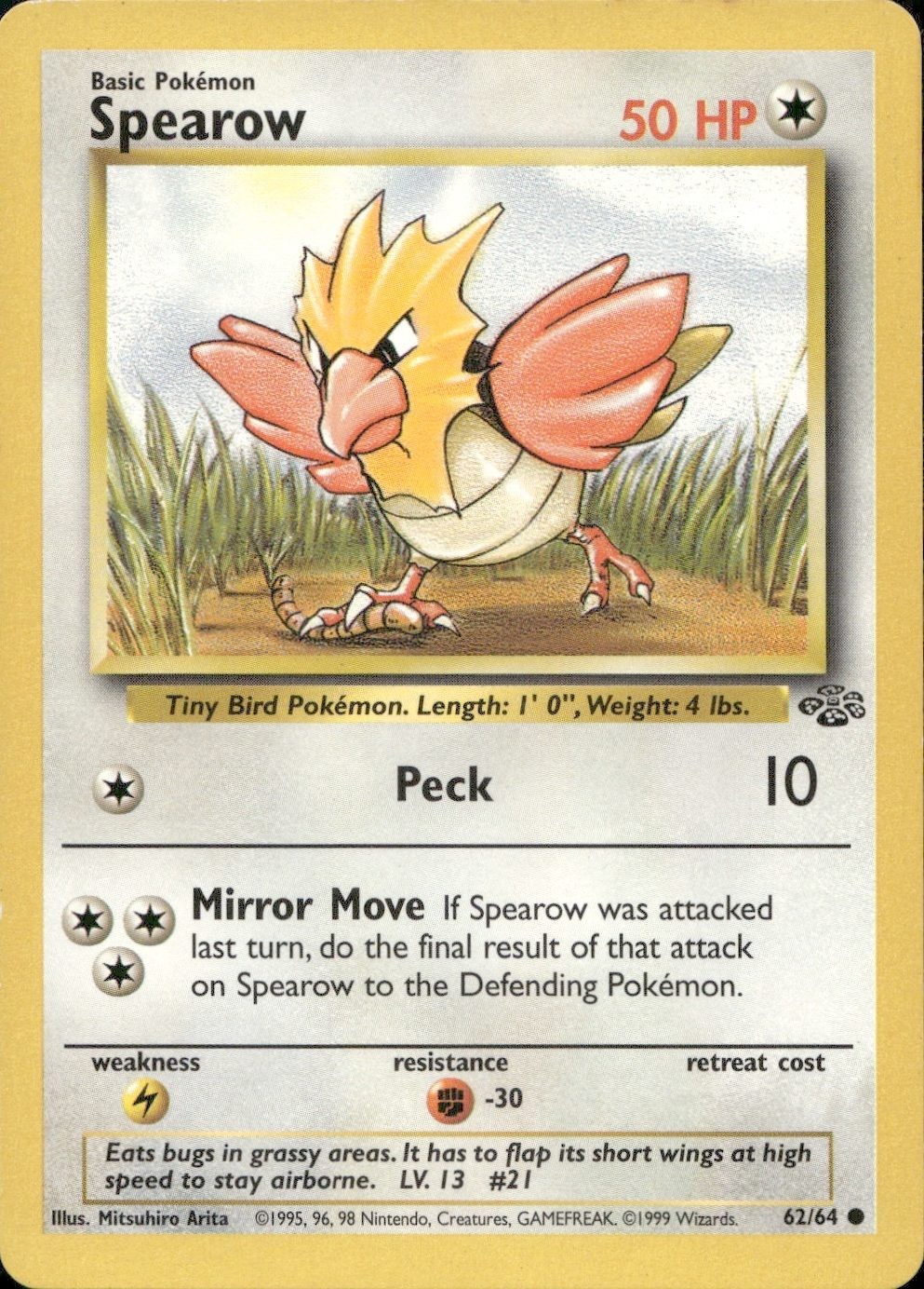 Spearow - Jungle - 62/64 - Common Unlimited