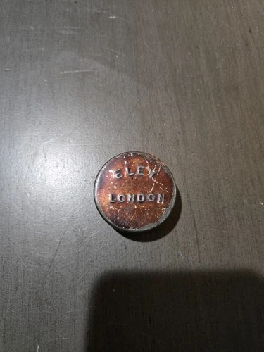 Antique  19th Century ELEY LONDON TIN Percussion Caps -Empty