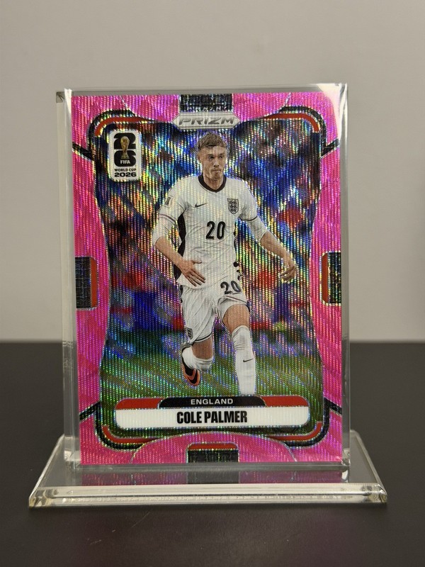 2026 Panini Prizm World Cup 2026 Cole Palmer Pink Wave /45 