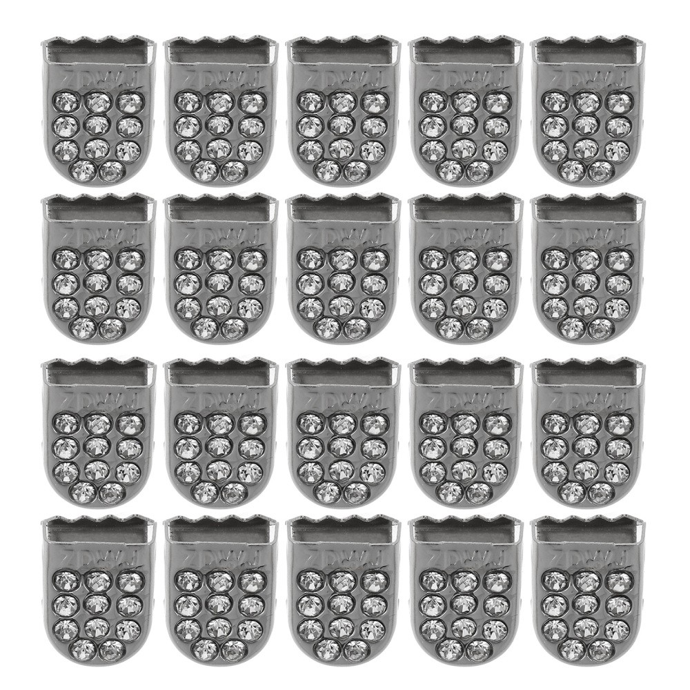 APL 40 Pezzi Accessori Fibbia Laccio Miss Fissaggi con Strass