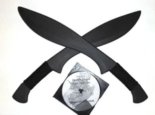 PRACTICE SWORD Kukri Training Pair Sword Martial Arts Indo Instructional DVD