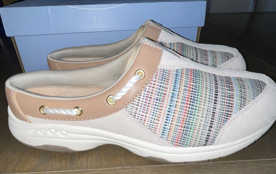 Easy Spirit Womens Travel Time Comfort Insole Slip-On Sneakers 9.5 Multi color - Image 4 of 4