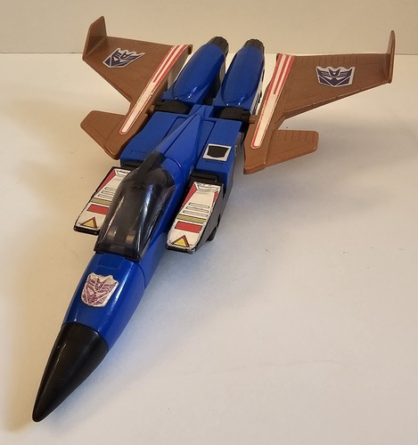 Vintage 1985 Dirge Hasbro G1 Transformers F-15 Fighter Action Figure Toy